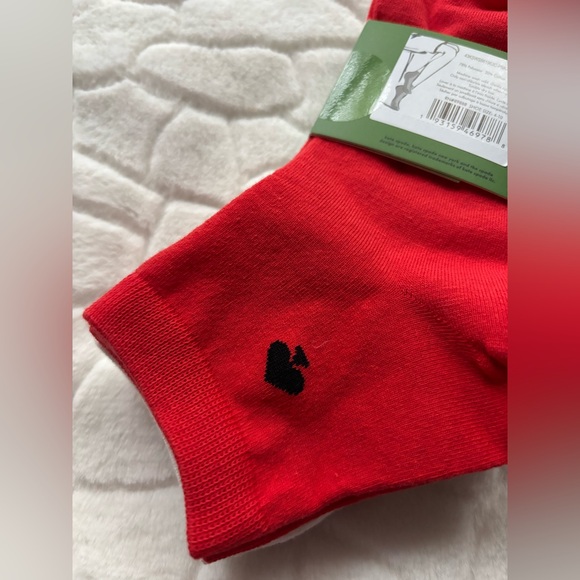 kate spade NY Strawberry Quarter Socks 3 Pairs - Picture 2 of 3